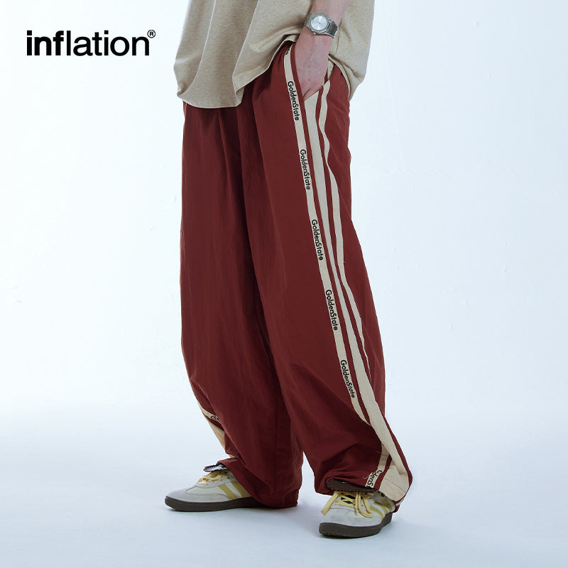 INFLATION Retro Striped Track Pants