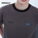 INFLATION Technical Fabric Retro Color Block T-Shirt