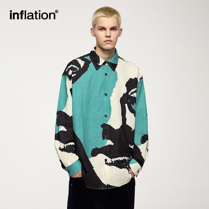 INFLATION Digital Printing Long Sleeved Shirts