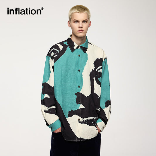 INFLATION Digital Printing Long Sleeved Shirts