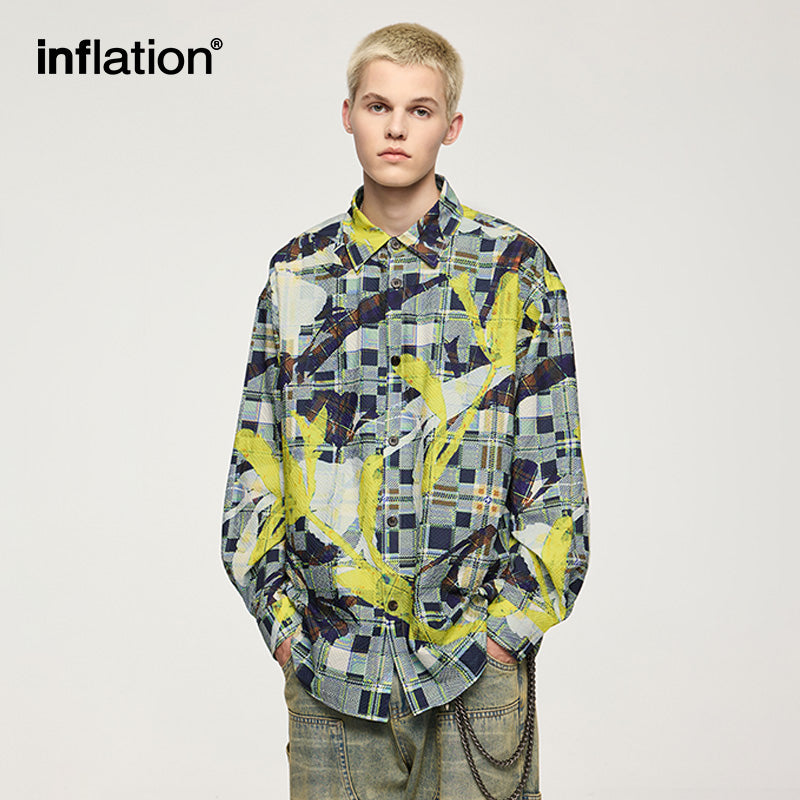 INFLATION Colorful Digital Printing Shirts