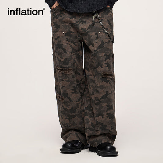 INFLATION Camouflage Cargo Pants