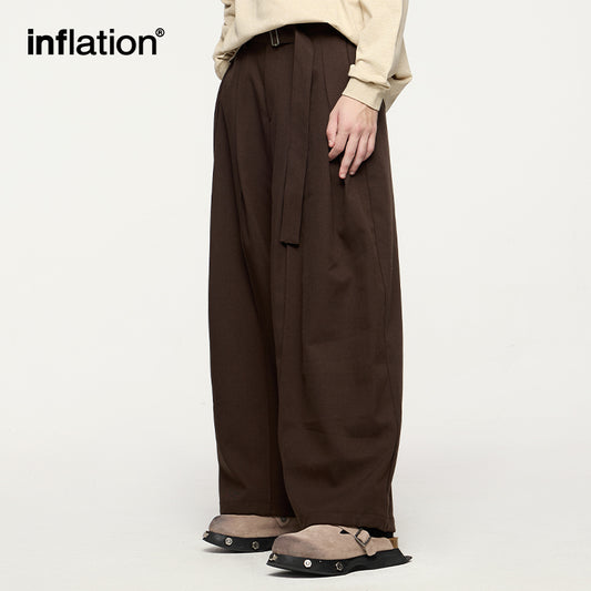 INFLATION Wide Leg Suit Pants