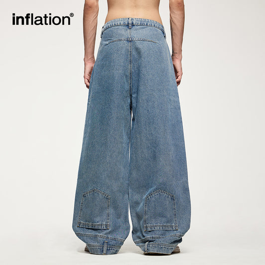 INFLATION Wide Leg Baggy Jeans