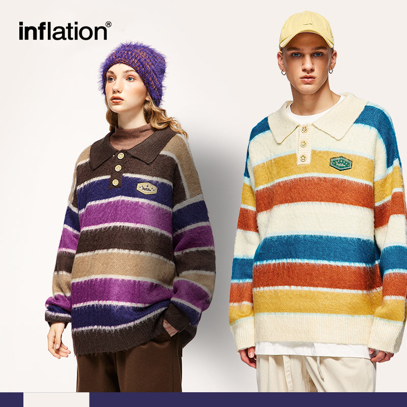 INFLATION Rainbow Knit Sweaters