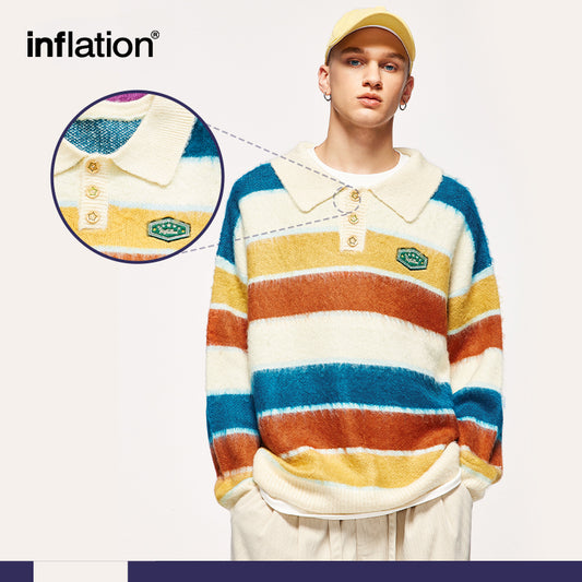 INFLATION Rainbow Knit Sweaters