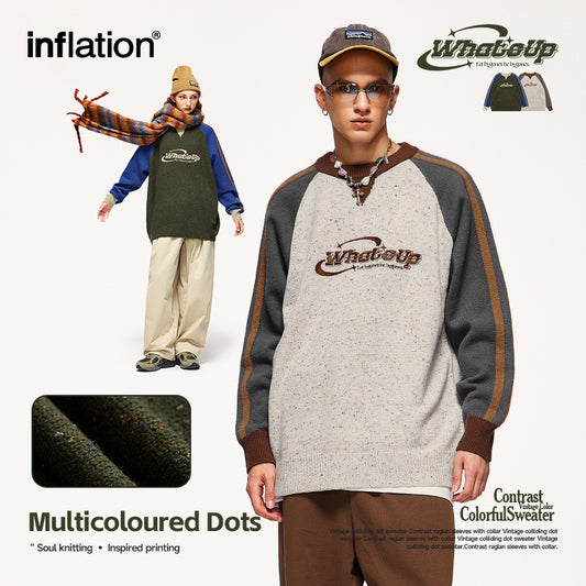 INFLATION Retro Knitwear Pullovers