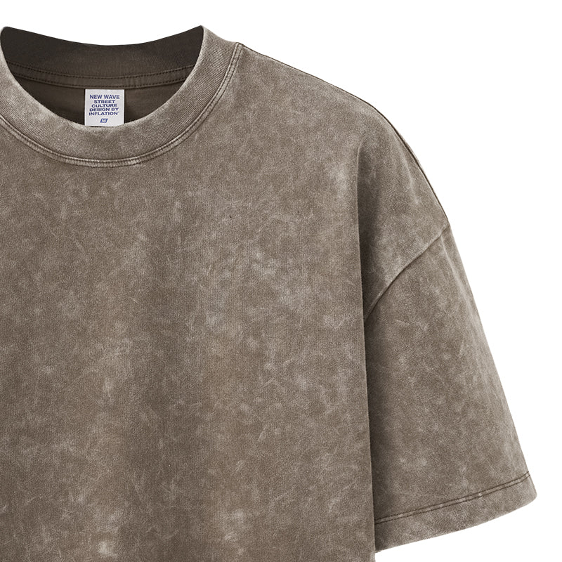 INFLATION Snowflake Washed Boxy Tshirt