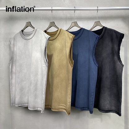 INFLATION Washed Tank Tops