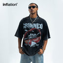 INFLATION Washed Graphic Tees