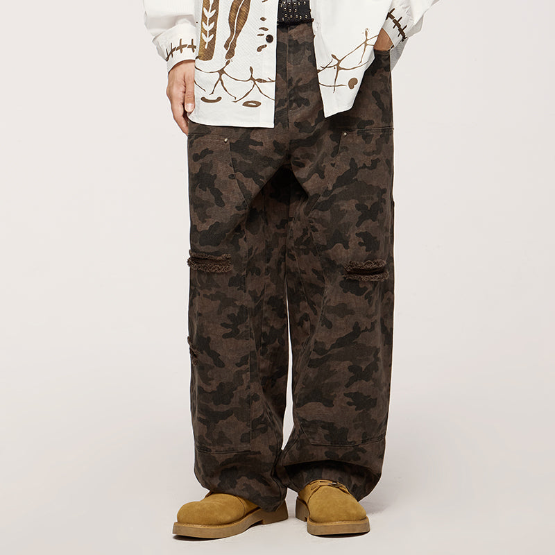 INFLATION Camouflage Cargo Pants