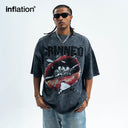 INFLATION Washed Graphic Tees