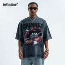 INFLATION Washed Graphic Tees