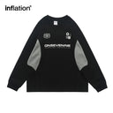 INFLATION Color Blocking Long Sleeve Tshirt