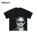 INFLATION Portrait Print T-Shirt