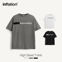 INFLATION "Interesting" Textured Printed Oversize Tees - INFLATION