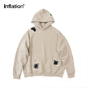 INFLATION Patchwork Oversized Fleece  Hoodies