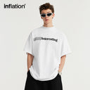 INFLATION "Interesting" Textured Printed Oversize Tees - INFLATION