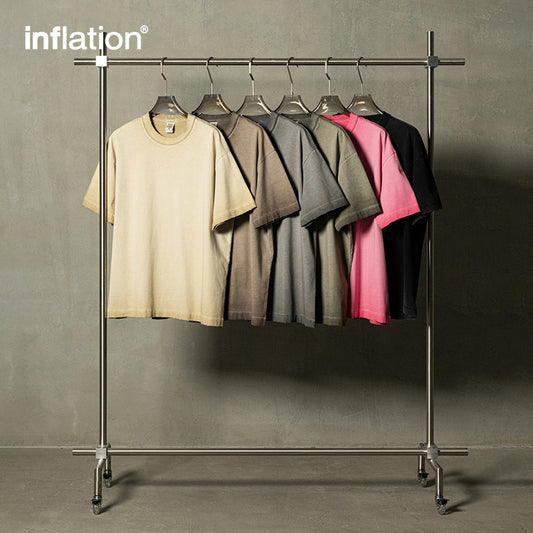 INFLATION Heavyweight Washed Distressed Tshirt