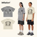 INFLATION Vintage Distressed Cotton Tees