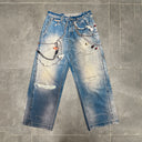 INFLATION Keychain Graphic Baggy Jeans