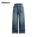 INFLATION Retro Washed Denim Pants