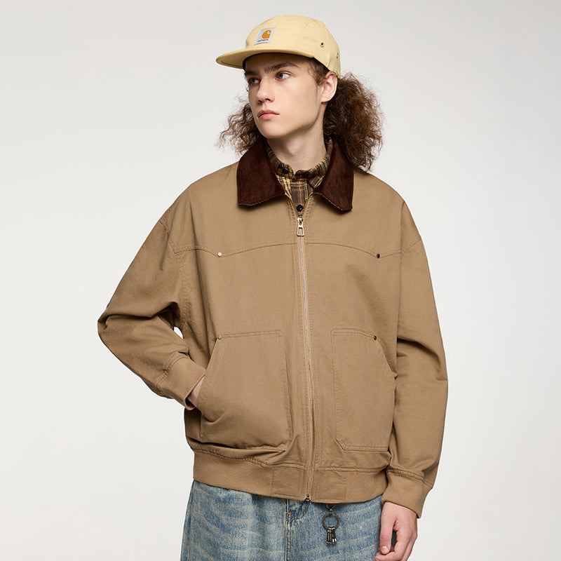 INFALTION Vintage Detroit Twill Cargo Jacket