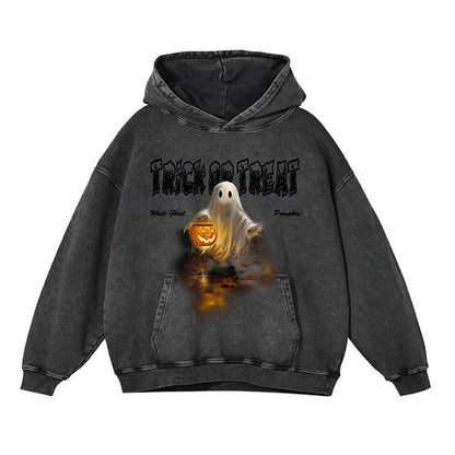 INFLATION Halloween Spooky Print Hoodies