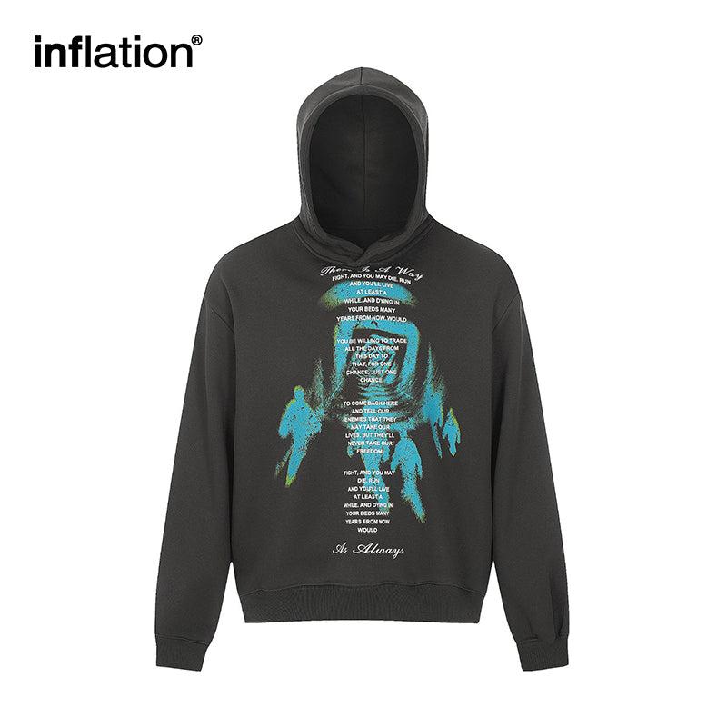 INFLATION American Retro Fleece Hoodie