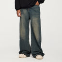 INFLATION Eco-friendly Washed Straight-leg Jeans