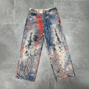 INFLATION Deconstructed Print Jeans