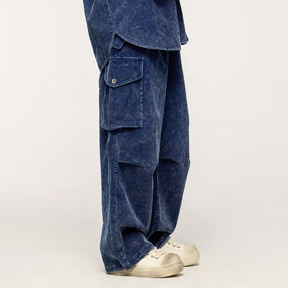 INFLATION Washed Corduroy Cargo Pants