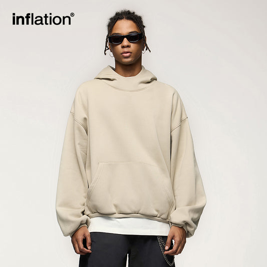 INFLATION Premium Fleece Cropped Hoodies