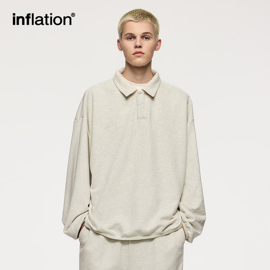 INFLATION Quarter Oversized Fleece Sweatshirts