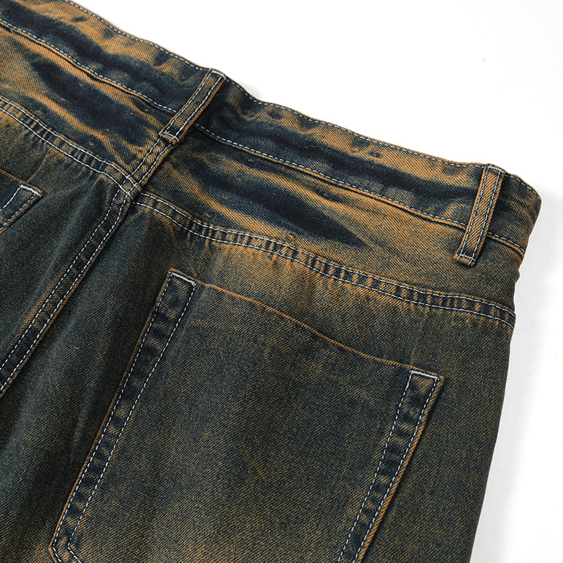 INFLATION Retro Washed Baggy Jeans