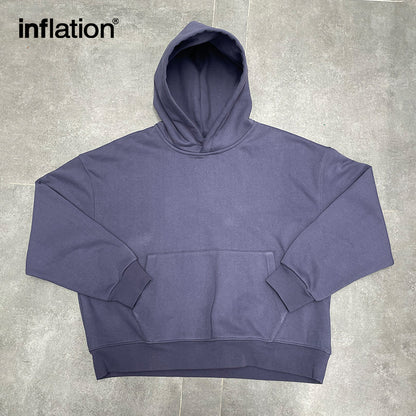 INFLATION Blank Heavyweight Boxy Hoodies