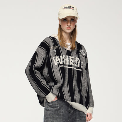 INFLATION Striped Jacquard Sweaters