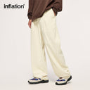 INFLATION Corduroy Pants with Zipper Pocket - INFLATION