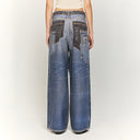 INFLATION Drawstring-effect Print Jeans