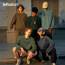 INFLATION Heavyweight Cotton Oversize Long-sleeve Tees - INFLATION