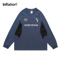 INFLATION Color Blocking Long Sleeve Tshirt