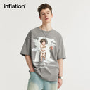 INFLATION Luminous Printing Streetwear Tees - INFLATION