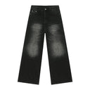 INFLATION Wasehed Straight Wide Leg Jeans