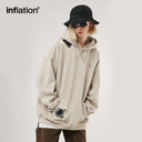 INFLATION Patchwork Oversized Fleece  Hoodies