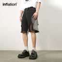 INFLATION Streetwear Ripped Jeans Shorts - INFLATION