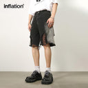 INFLATION Streetwear Ripped Hip Hop Jeans Shorts - INFLATION