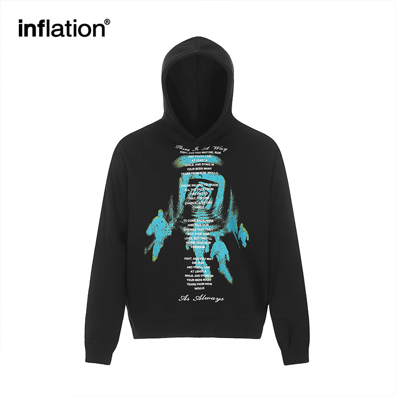 INFLATION American Retro Fleece Hoodie