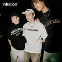 INFLATION "Interesting" Textured Printed Oversize Tees - INFLATION