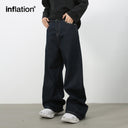 INFLATION Original Raw Wide Leg Jeans