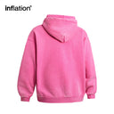 INFLATION Retro Distressed Zipper Hooded Jacket